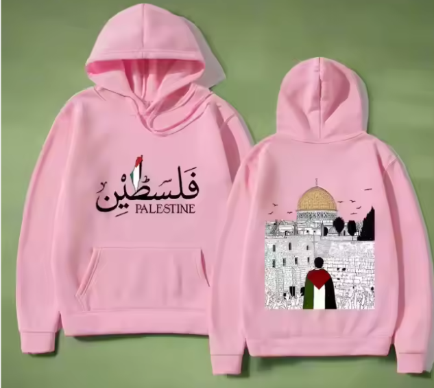 🌸🕌 Jerusalem Spirit Hoodie – Pink Edition