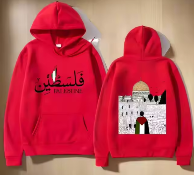 PALESTINE RED HOODIE