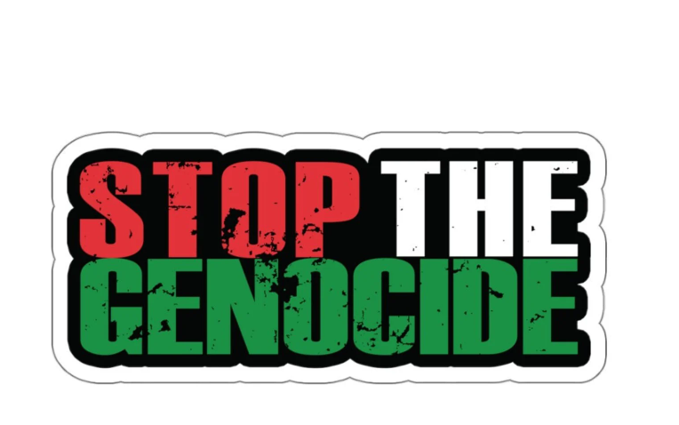 STOP FUNDING -THE- GENOCIDE" Poster Grid
