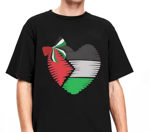 " PALESTINE Pulse" – Heartbeat of Heritage Tee
