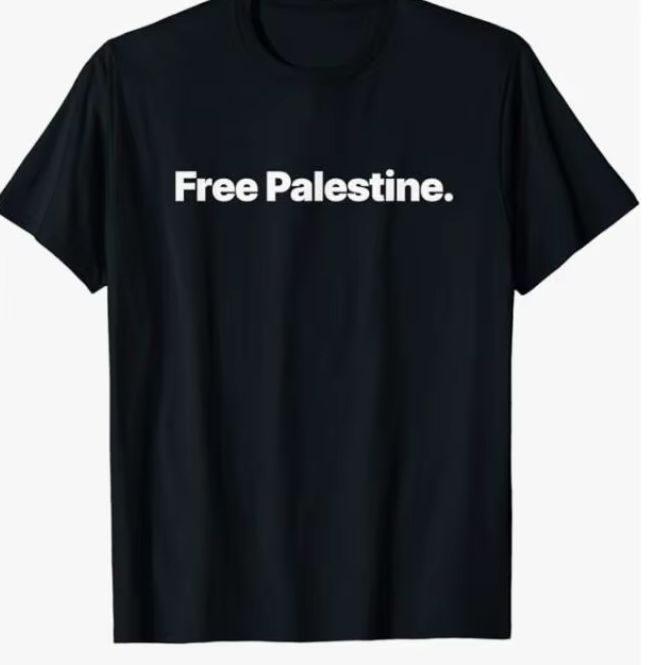 FREE PALESTINE SLOGAN T-SHIRTS