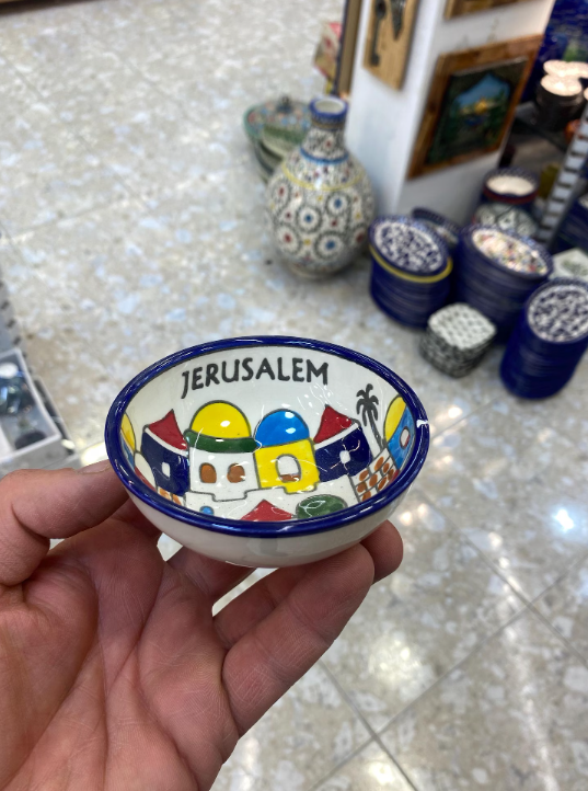 QUDS BLOOM -HANDCRAFTED CERMIC BOWL''