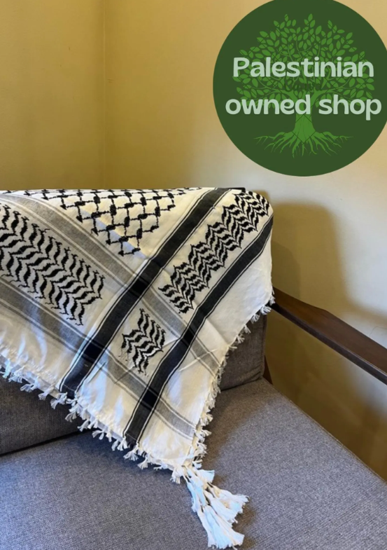 "Falasteen Veil A SYMBOOL OF LEGACY" – Classic Keffiyeh Wrap