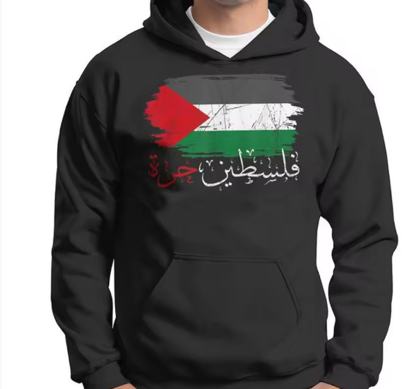 "Resist in Style – Palestine Flag Sweatshirt" – activist and fashion-forward